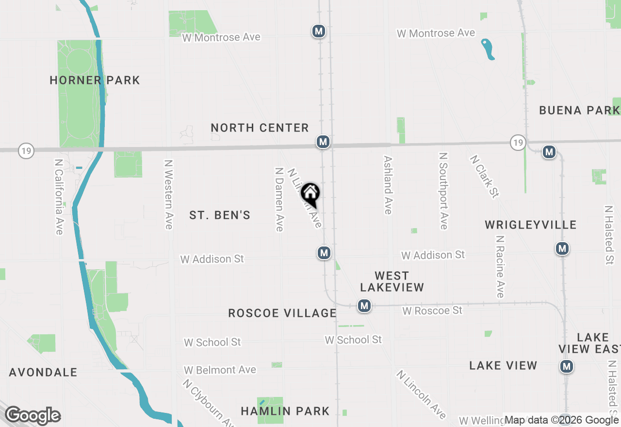 Map of 3735 N Wolcott Avenue #11, Chicago, IL 60613