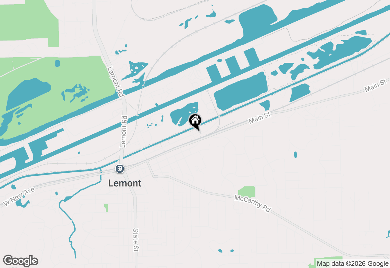 Map of 44 Grace Court, Lemont, IL 60439