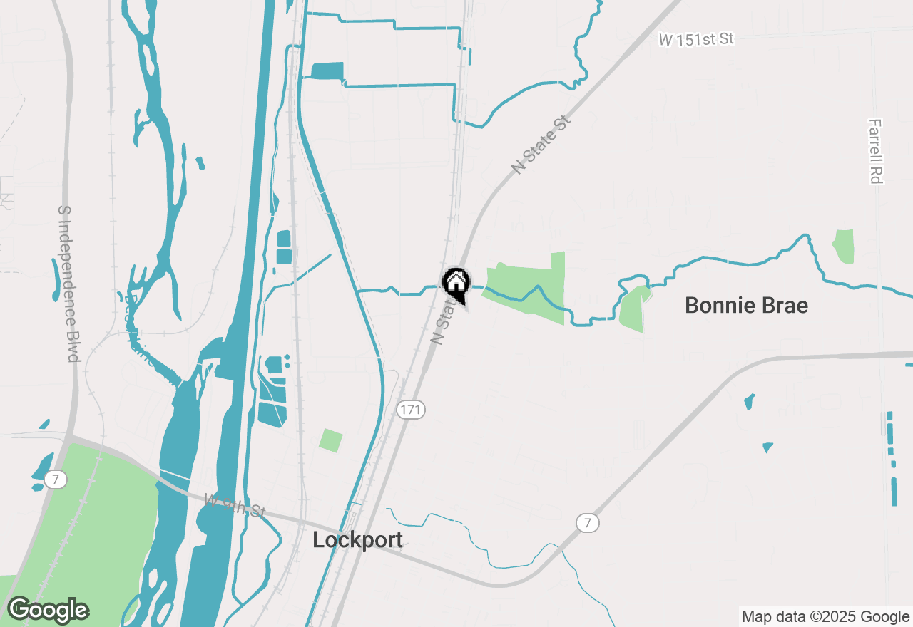 Map of 119 Franklin Street, Lockport, IL 60441