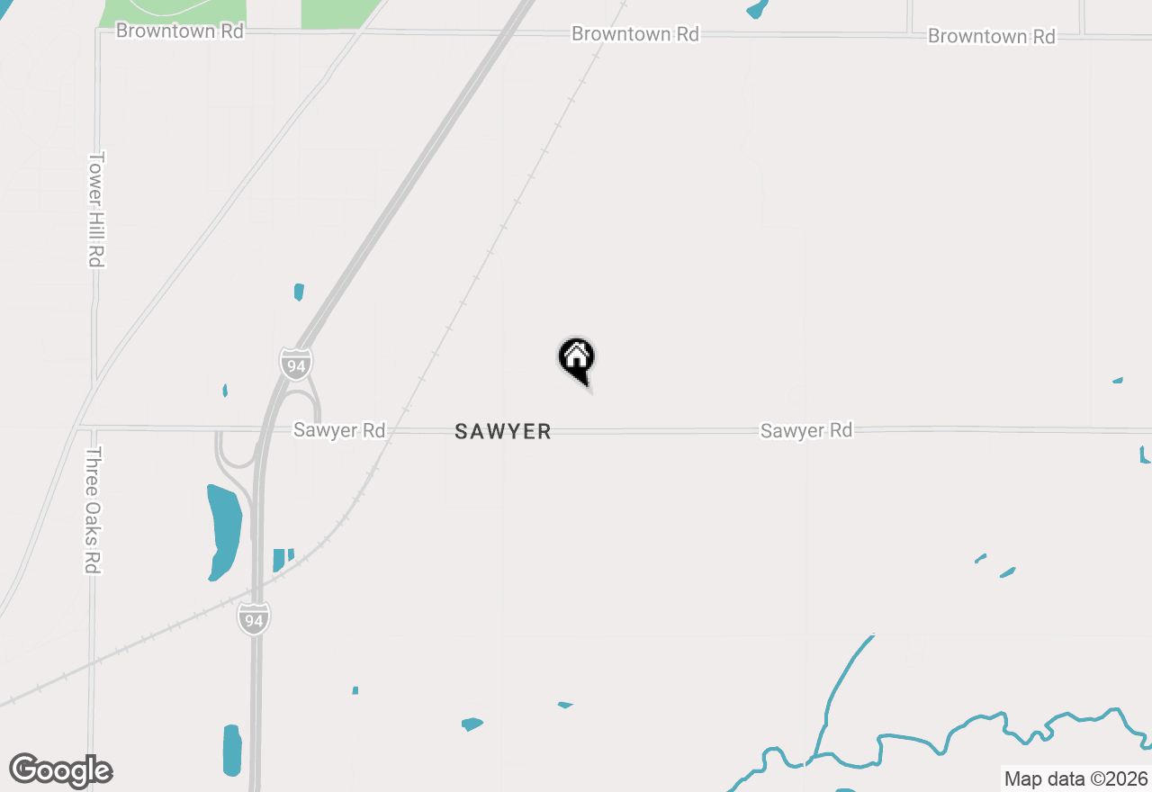 Map of 5542 Hidden Pond Lane, Sawyer, MI 49125