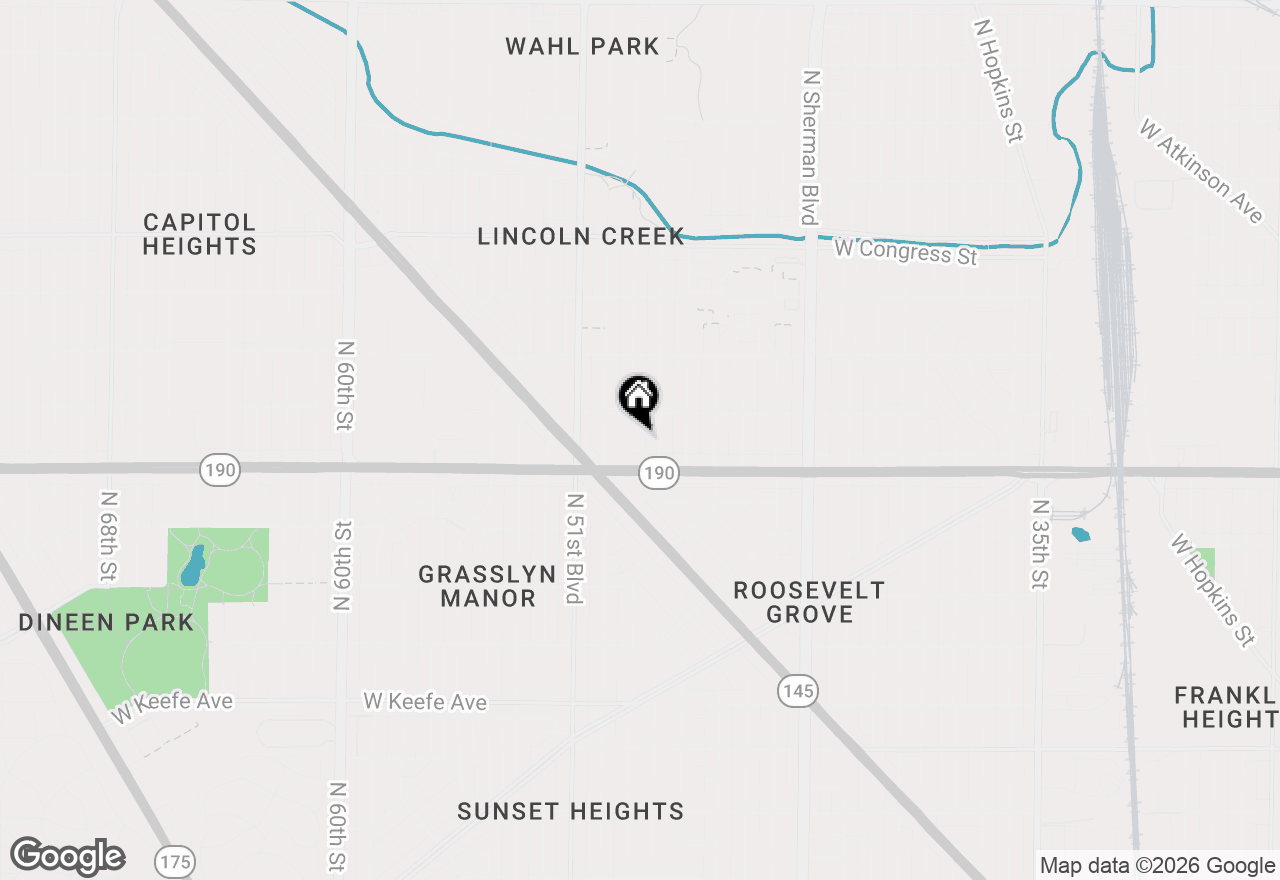 Map of 4040 N 49th St, Milwaukee, WI 53216