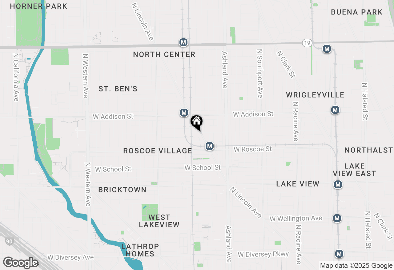 Map of 1745 W Cornelia Avenue, Chicago, IL 60657