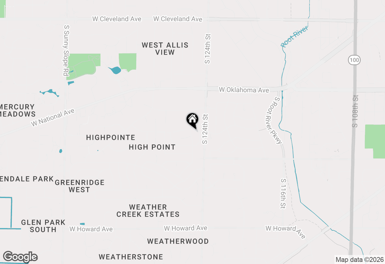 Map of 3340 S Russel Rd, New Berlin, WI 53151