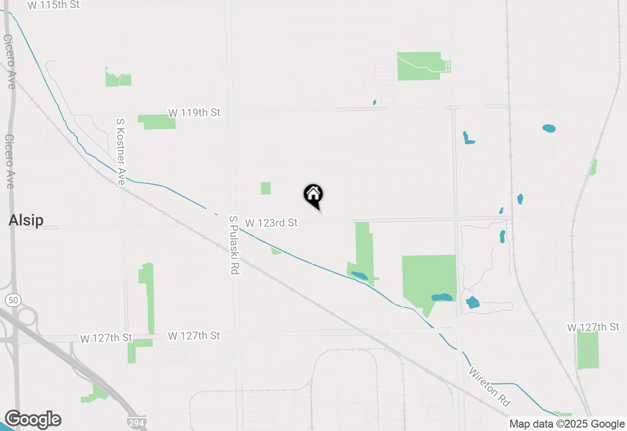 Map of 12242 S Lawndale Avenue, Alsip, IL 60803