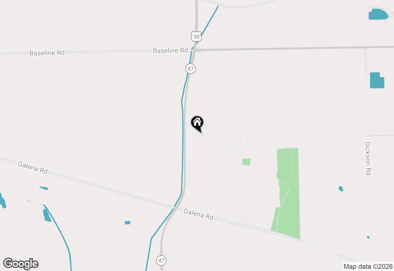 Map of 4593 Garritano Street #C, Yorkville, IL 60560