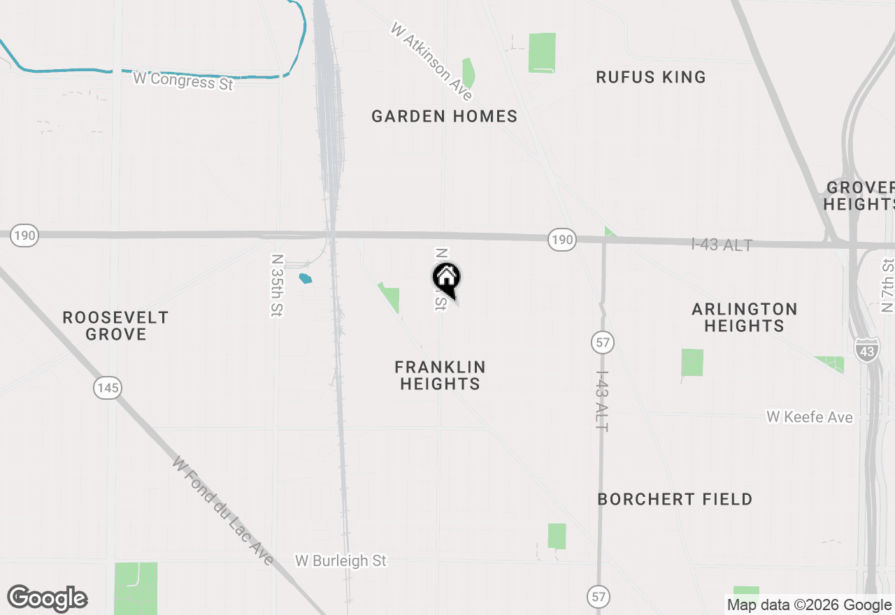 Map of 3812 N 27th St, Milwaukee, WI 53216