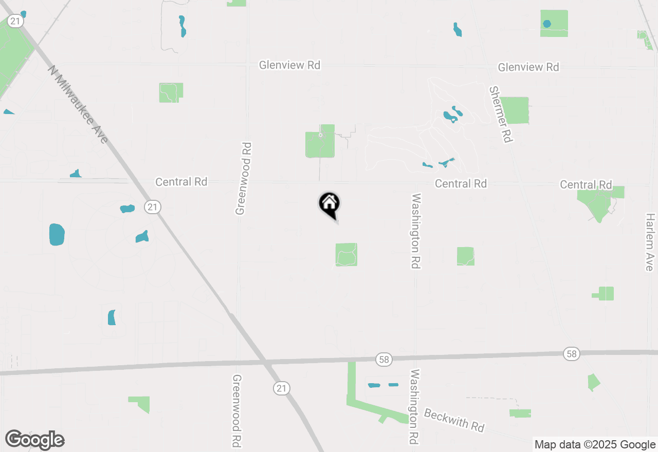 Map of 432 Sheryl Lane, Glenview, IL 60025