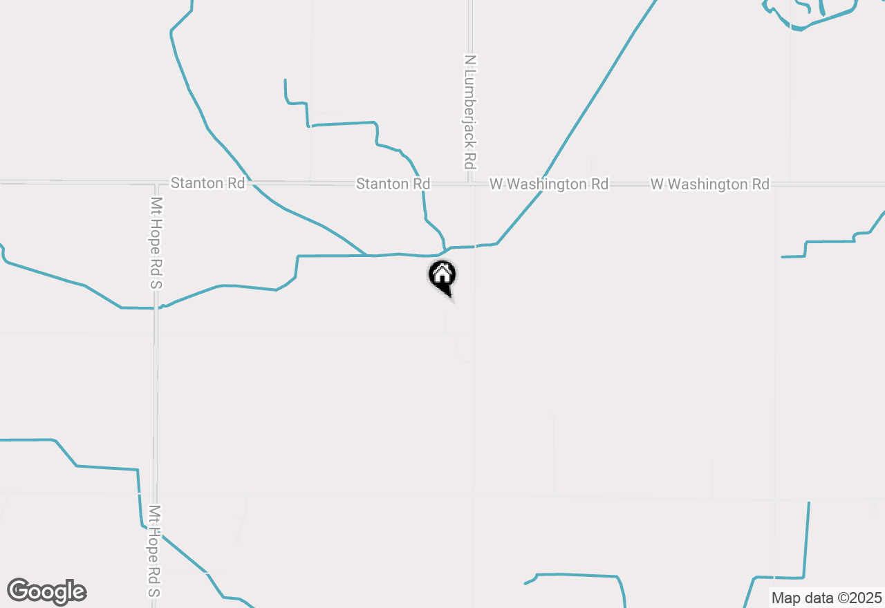 Map of 11905 E Spencer Road, Sumner, MI 48889