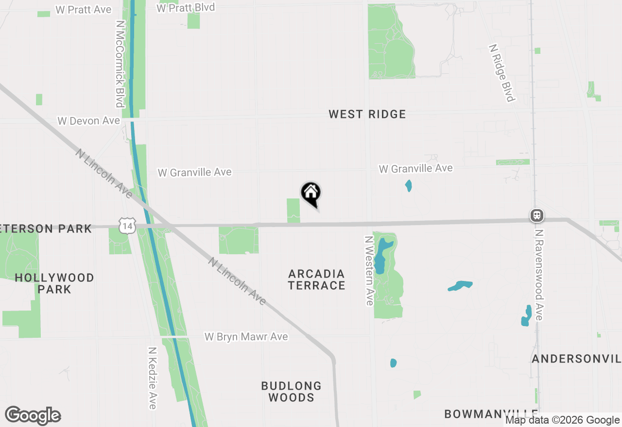 Map of 6024 N Rockwell Street, Chicago, IL 60659