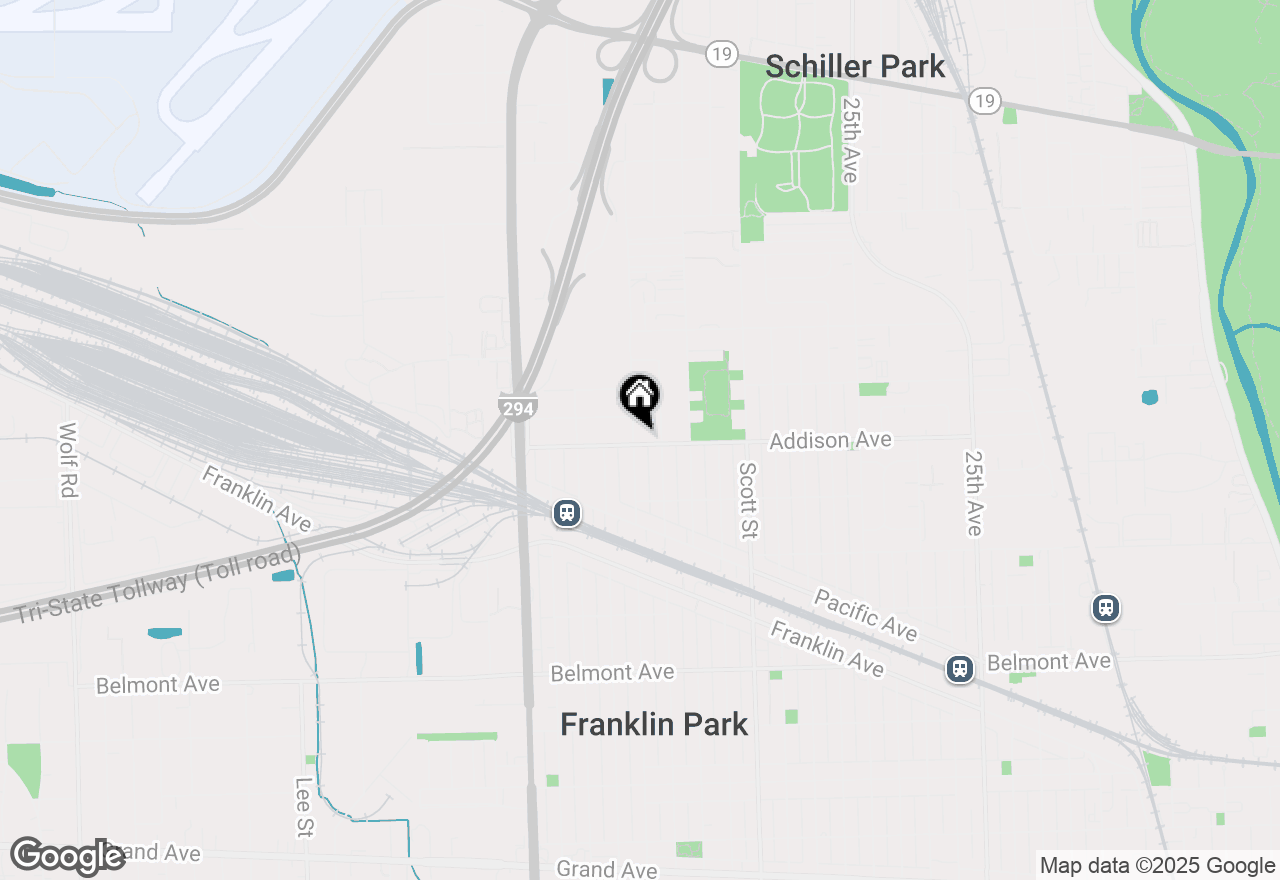 Map of 3601 Dora Street, Franklin Park, IL 60131