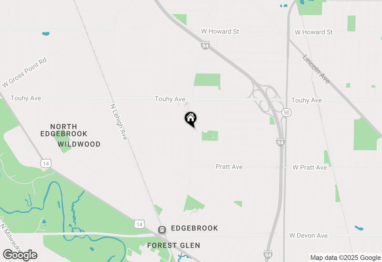 Map of 8712 N Central Avenue, Morton Grove, IL 60053