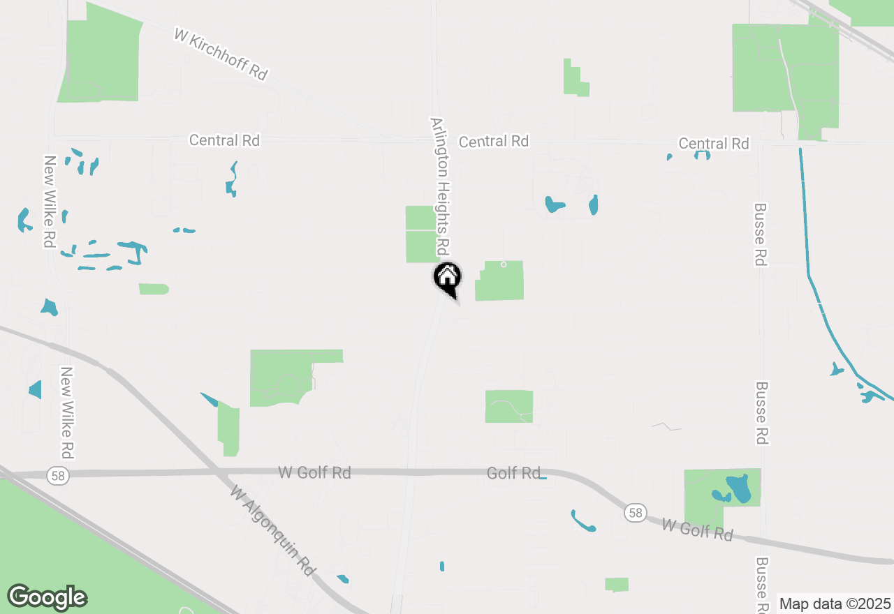 Map of 201 E Brett Court, Arlington Heights, IL 60005