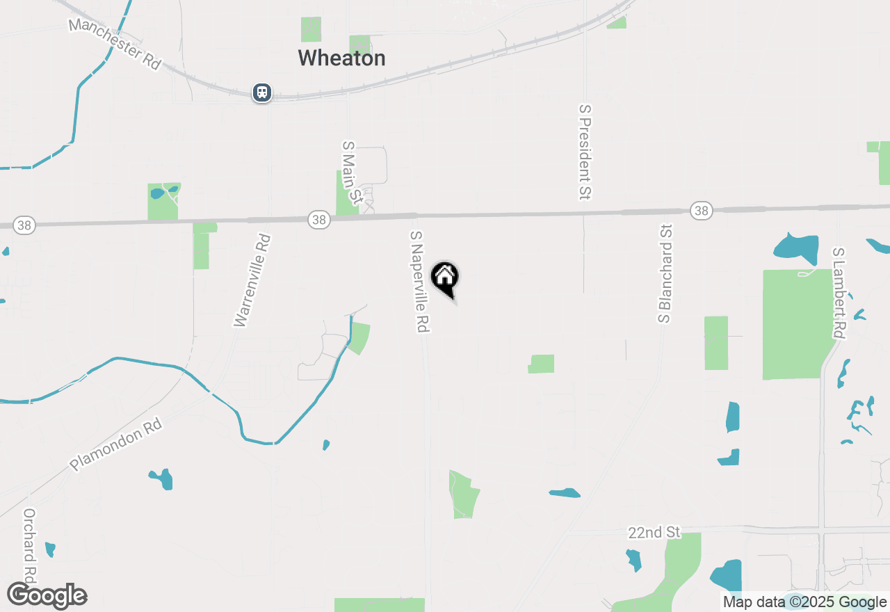 Map of 1111 S Washington Street, Wheaton, IL 60189