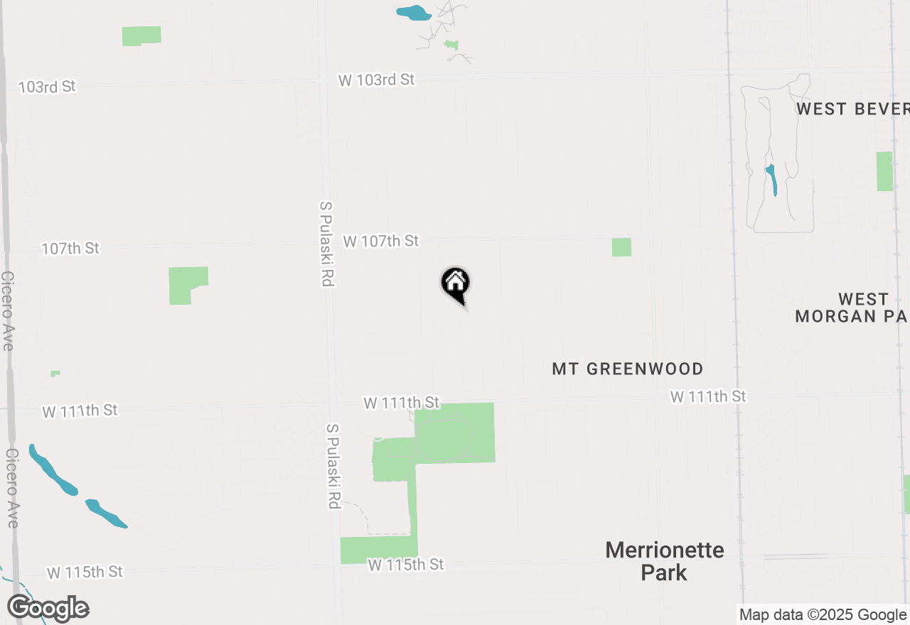 Map of 10851 S Lawndale Avenue, Chicago, IL 60655