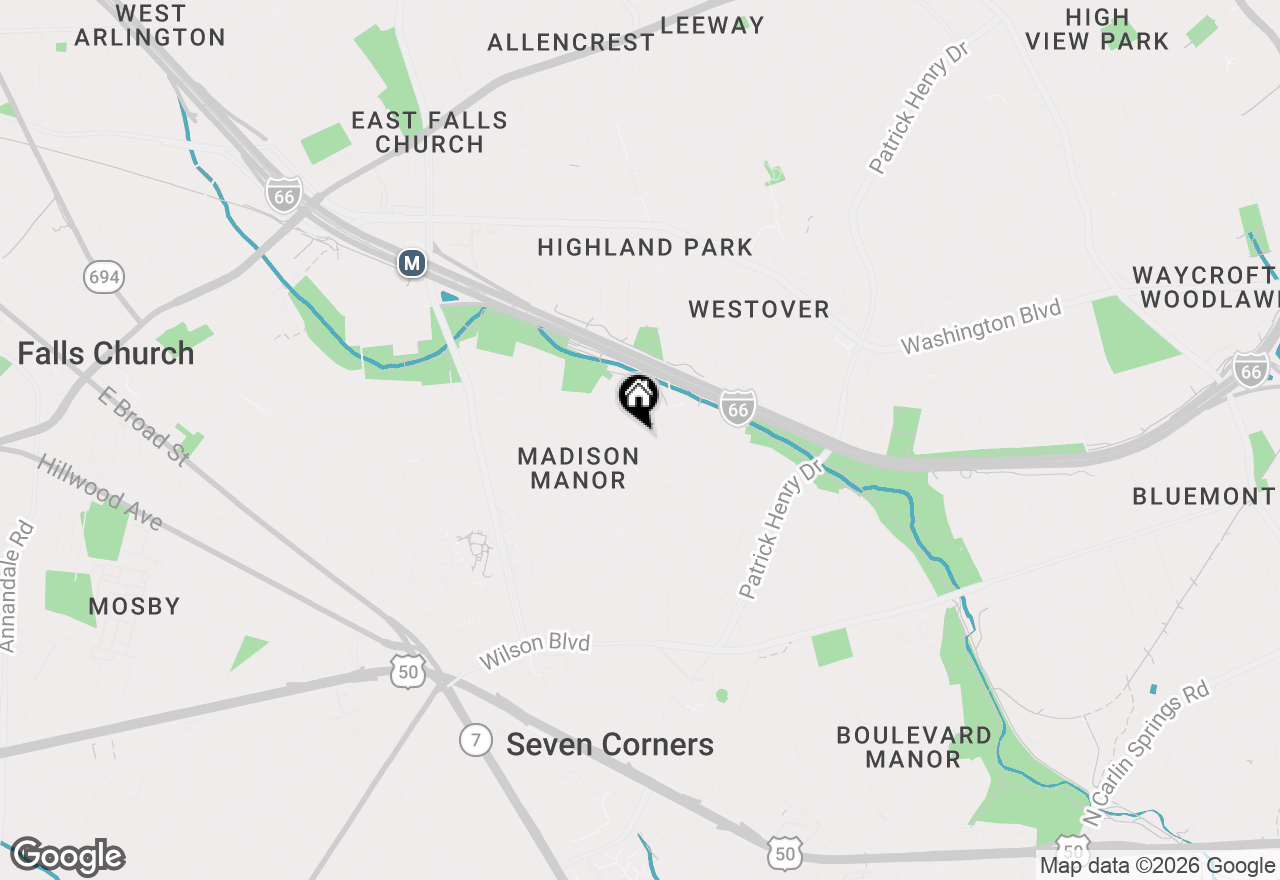 Map of 6130 11th Road N, Arlington, VA 22205