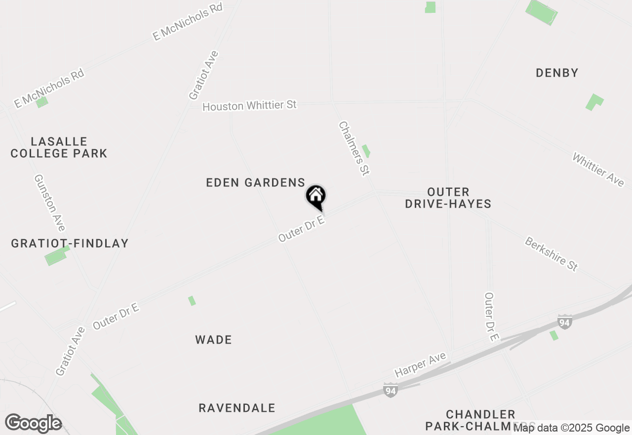 Map of 9171 E Outer Drive, Detroit, MI 48213