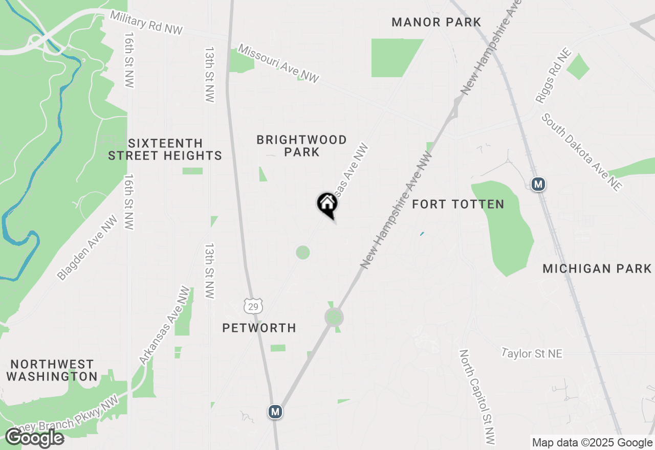 Map of 4820 5th Street Nw, Washington, DC 20011