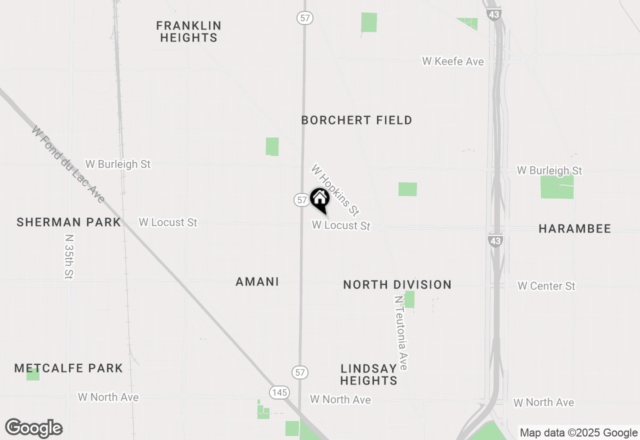 Map of 2913 N 18th St, Milwaukee, WI 53206