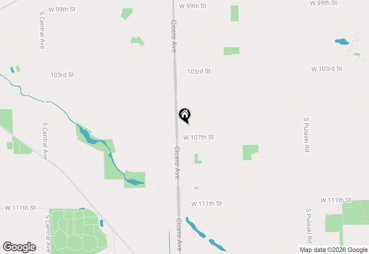 Map of 4716 W 106th Place #1C, Oak Lawn, IL 60453