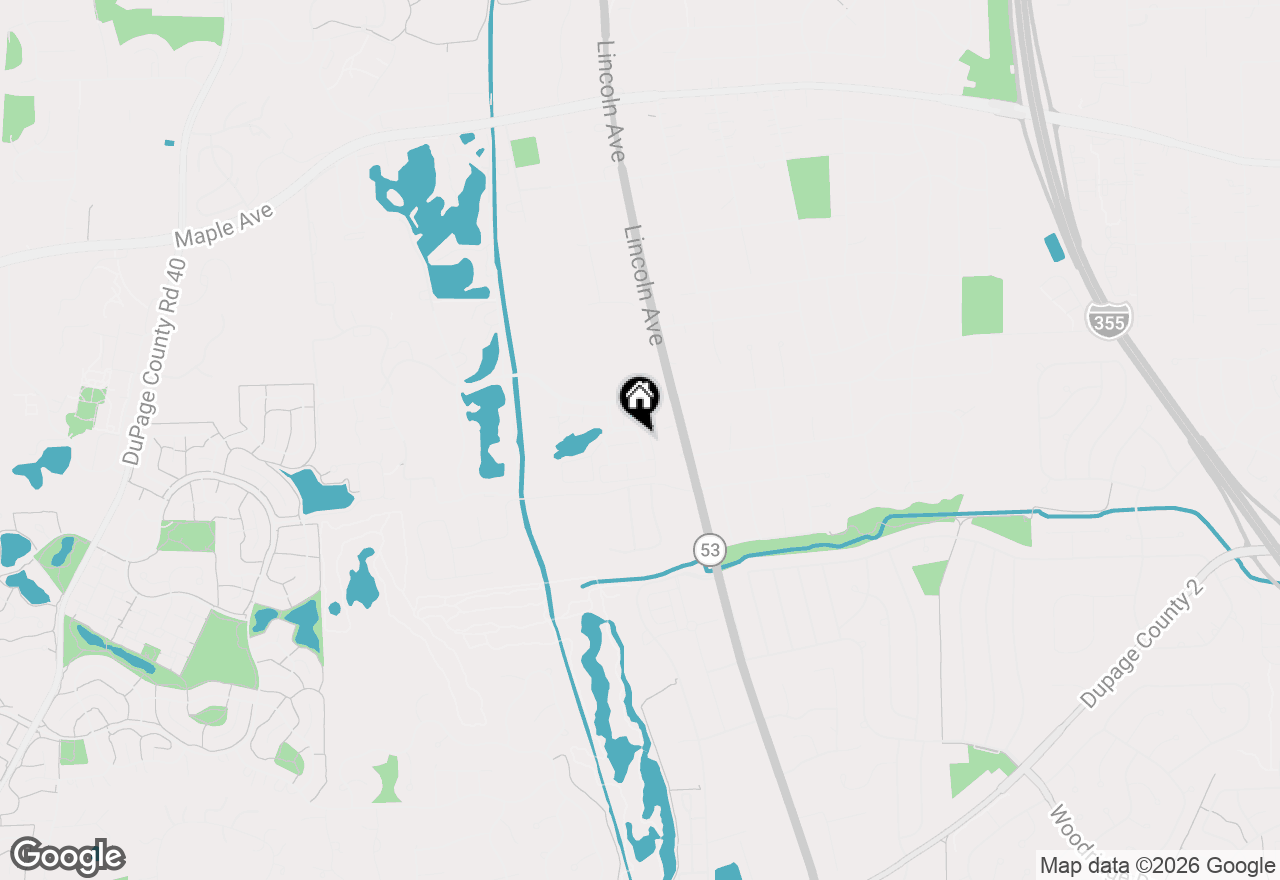 Map of 6069 River Bend Drive, Lisle, IL 60532