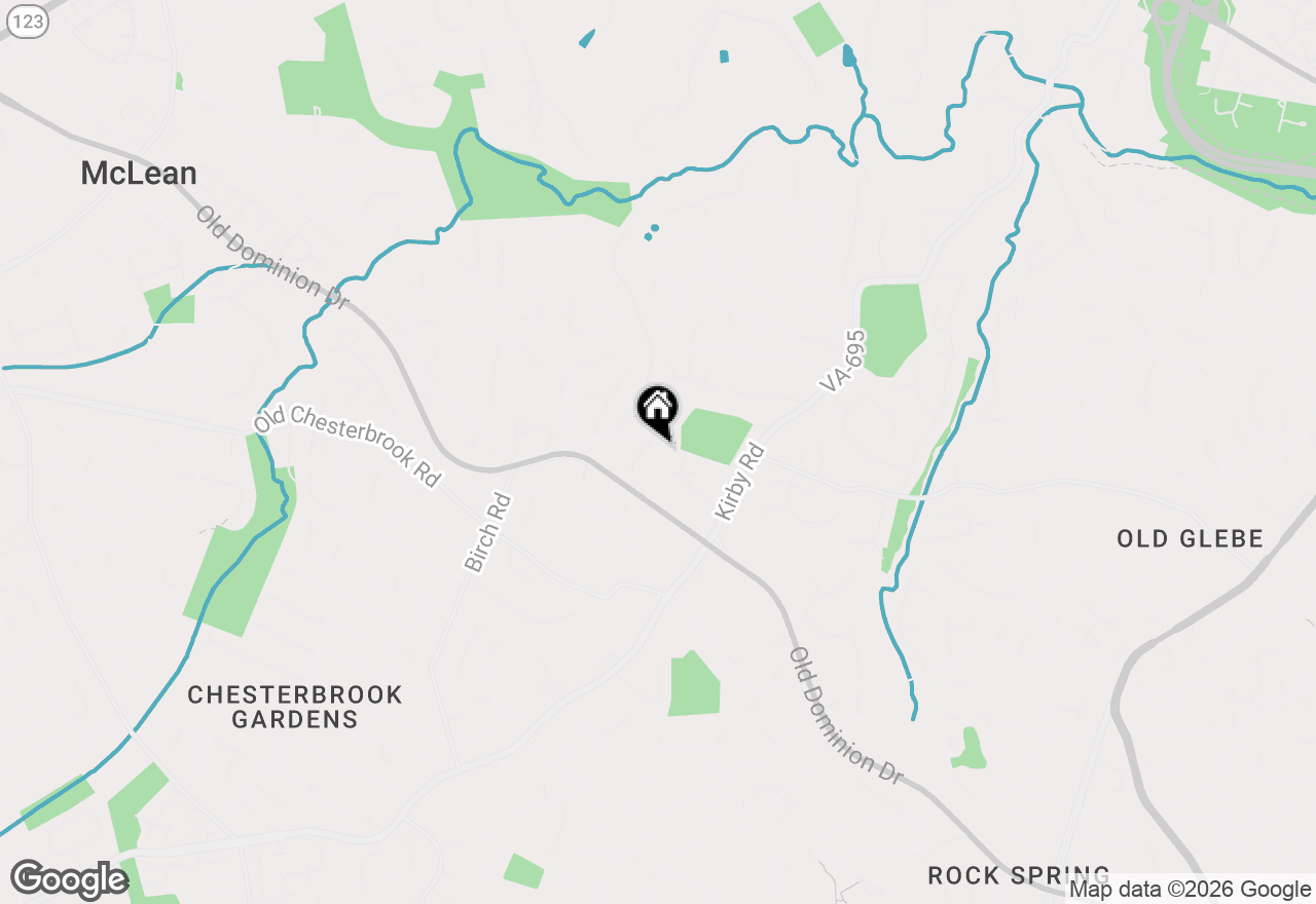 Map of 0 Linway Terrace, Mclean, VA 22101