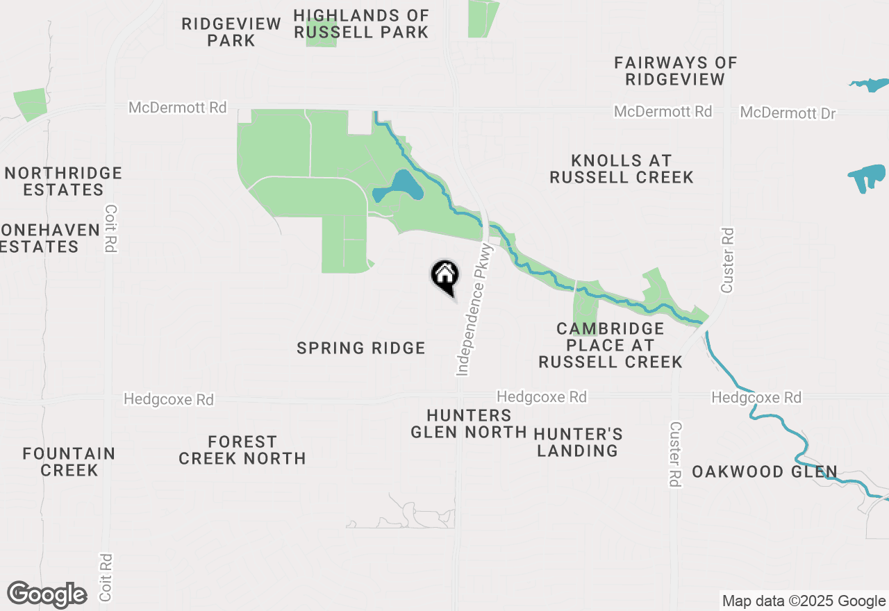 Map of 3016 Garden Ridge Court, Plano, TX 75025