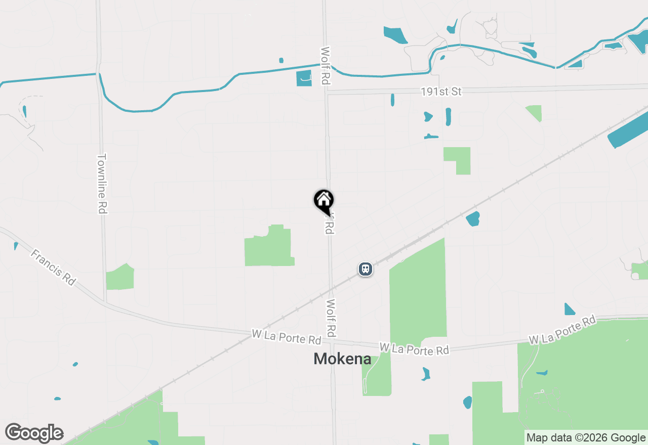 Map of 19550 Wolf Road, Mokena, IL 60448