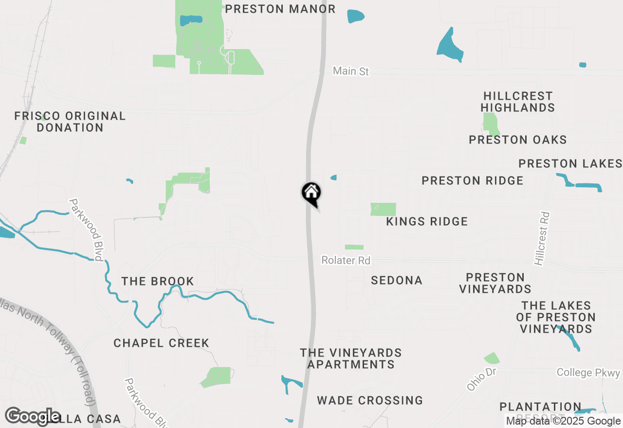 Map of 7700 Preston Road #401, Frisco, TX 75034