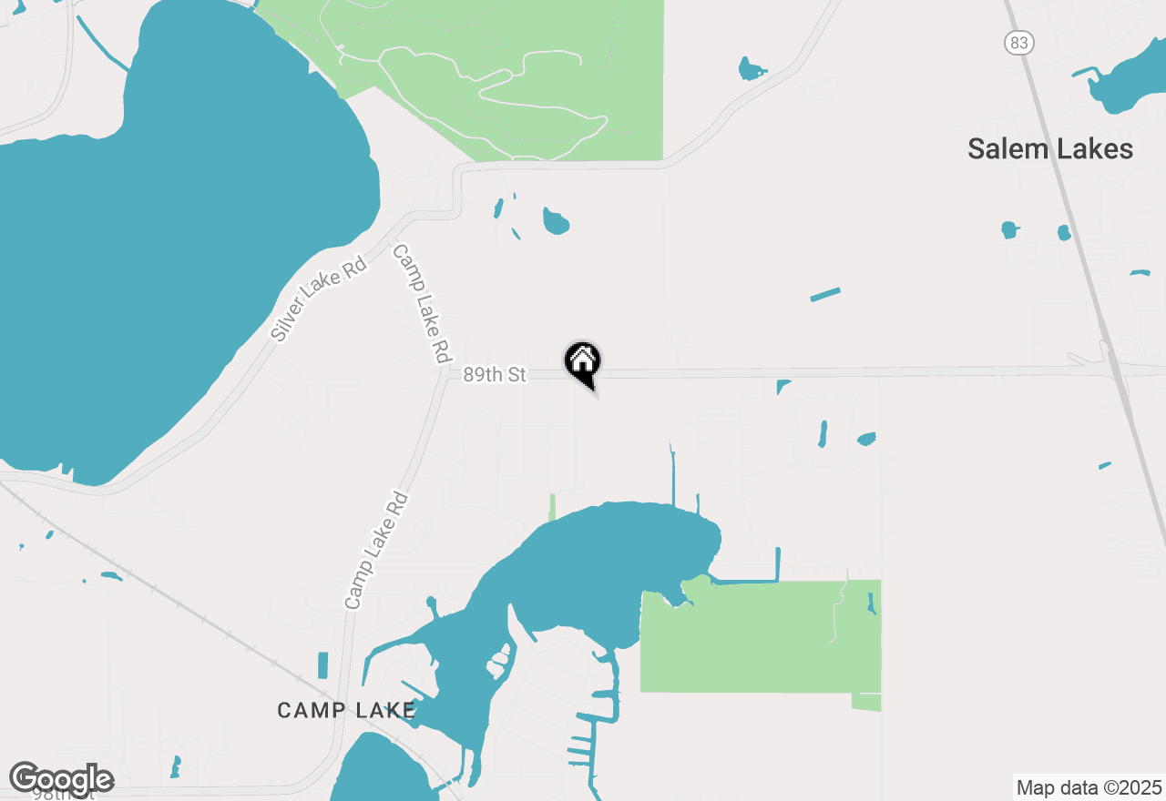 Map of 8931 268th Ave, Salem, WI 53168