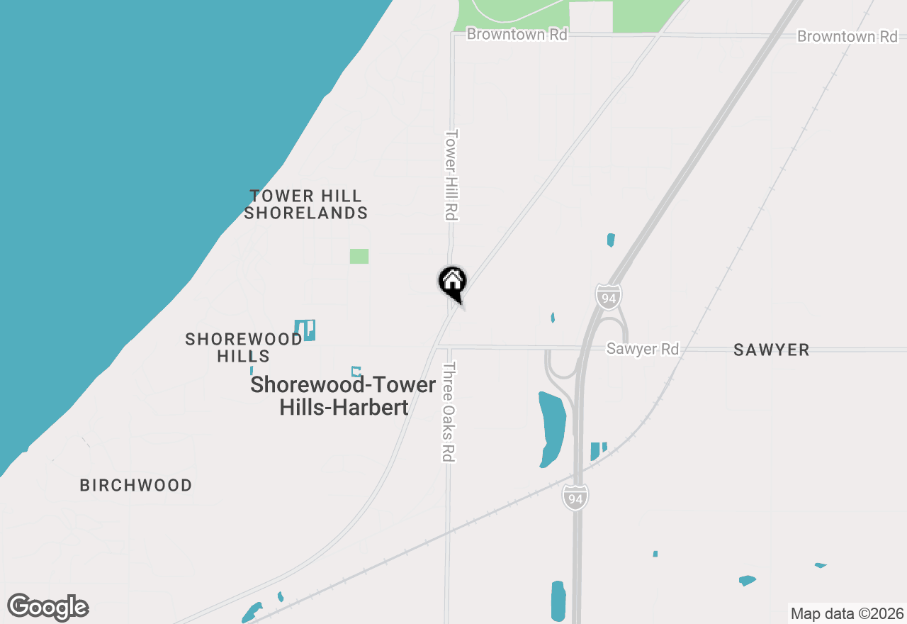 Map of 12816 Red Arrow Highway, Sawyer, MI 49125