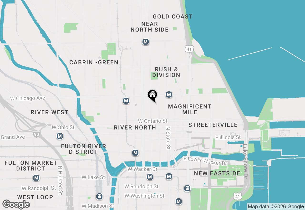 Map of 70 W Huron Street #1103, Chicago, IL 60610
