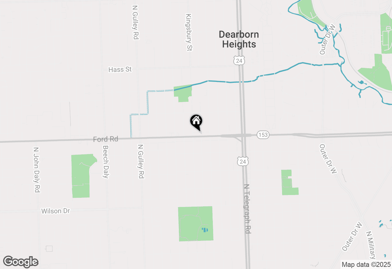 Map of 24630 Ford Road, Dearborn Heights, MI 48127