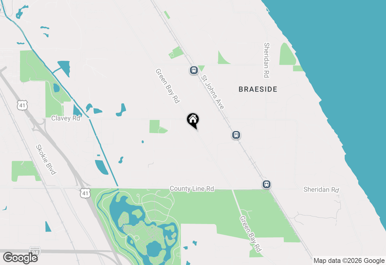 Map of 315 Charal Lane, Highland Park, IL 60035