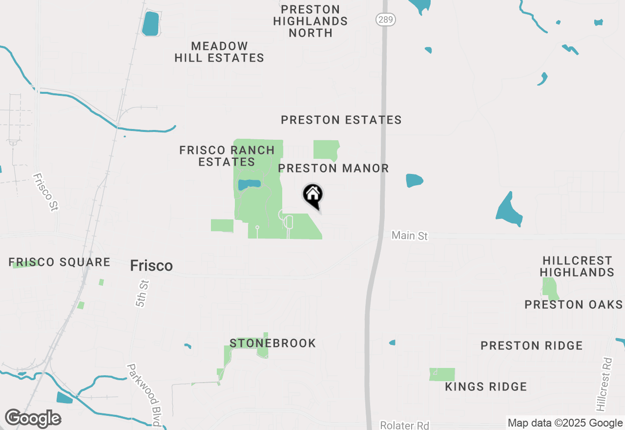 Map of 9410 Sunset Drive, Frisco, TX 75033