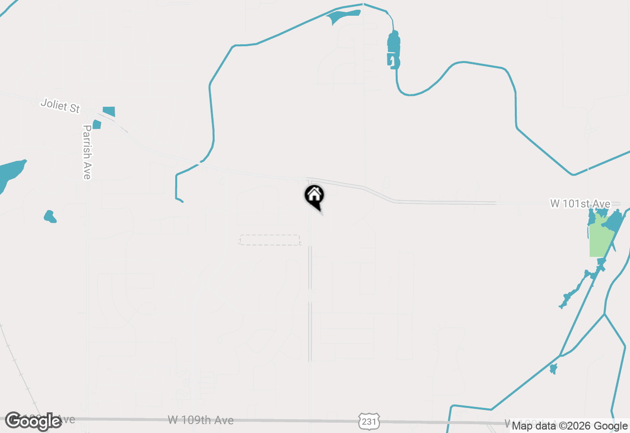 Map of 10132 Azalea Drive, Crown Point, IN 46307