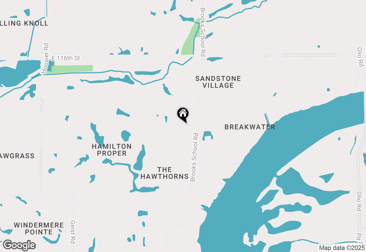 Map of 11101 Hawthorn Ridge, Fishers, IN 46037