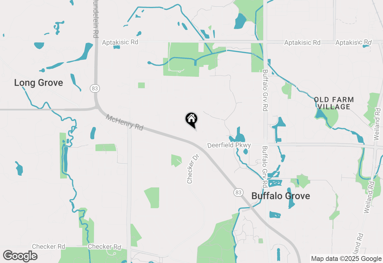 Map of 1164 Devonshire Road, Buffalo Grove, IL 60089