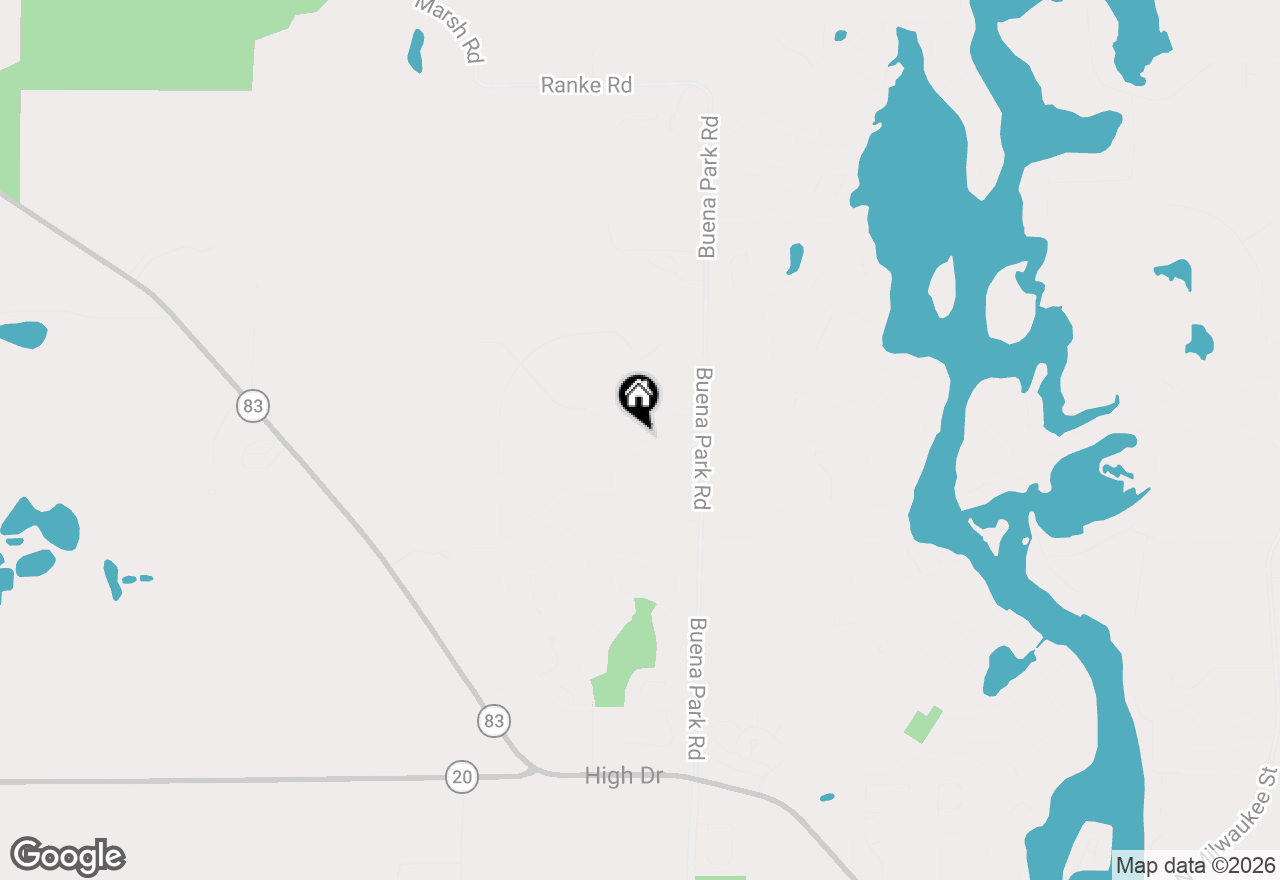 Map of 726 Heron Dr, Waterford, WI 53185