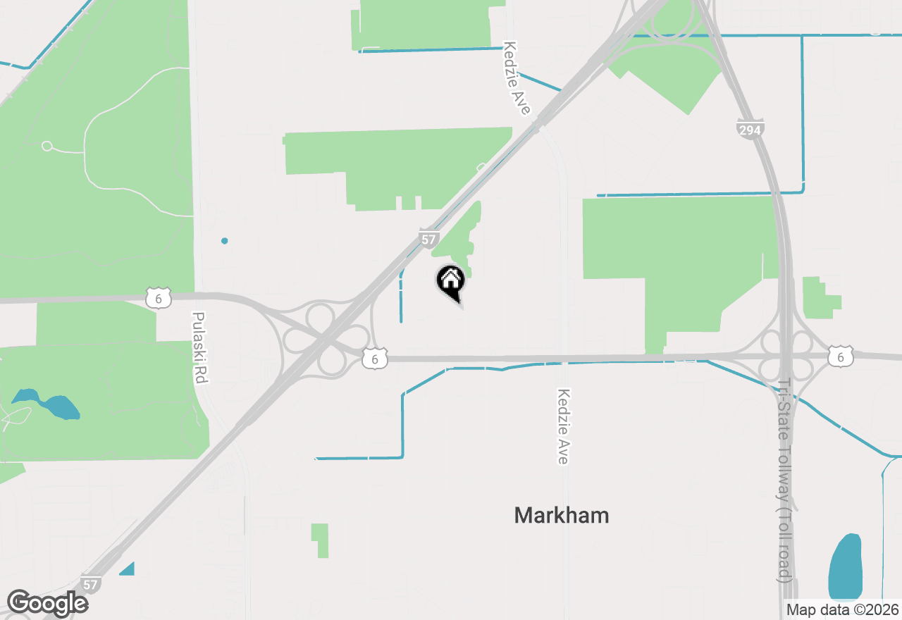 Map of 15749 Saint Louis Avenue, Markham, IL 60428