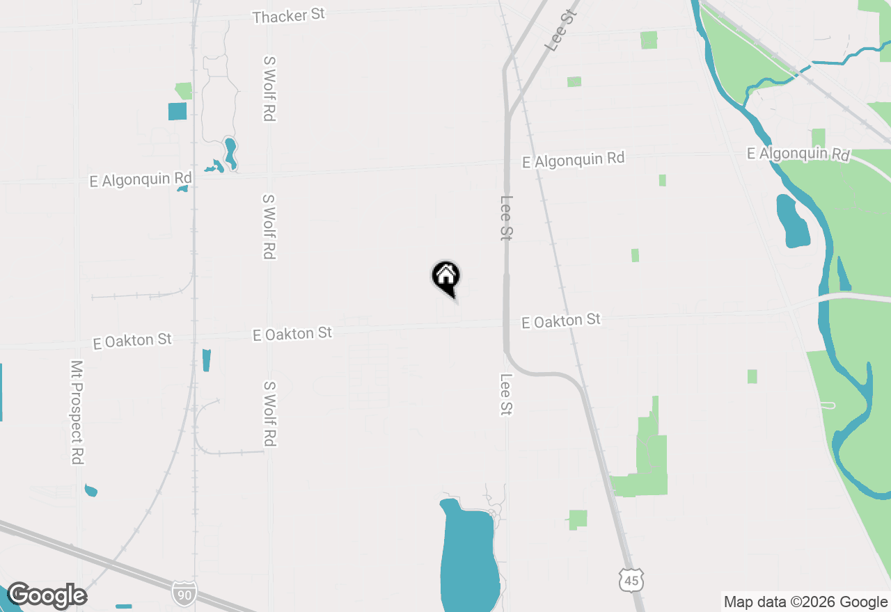 Map of 1541 Cooper Street, Des Plaines, IL 60018