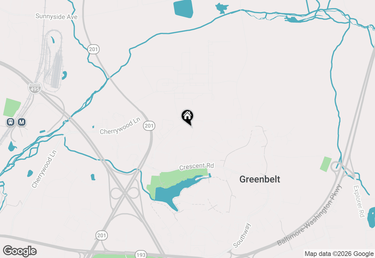 Map of 118 White Birch Court, Greenbelt, MD 20770