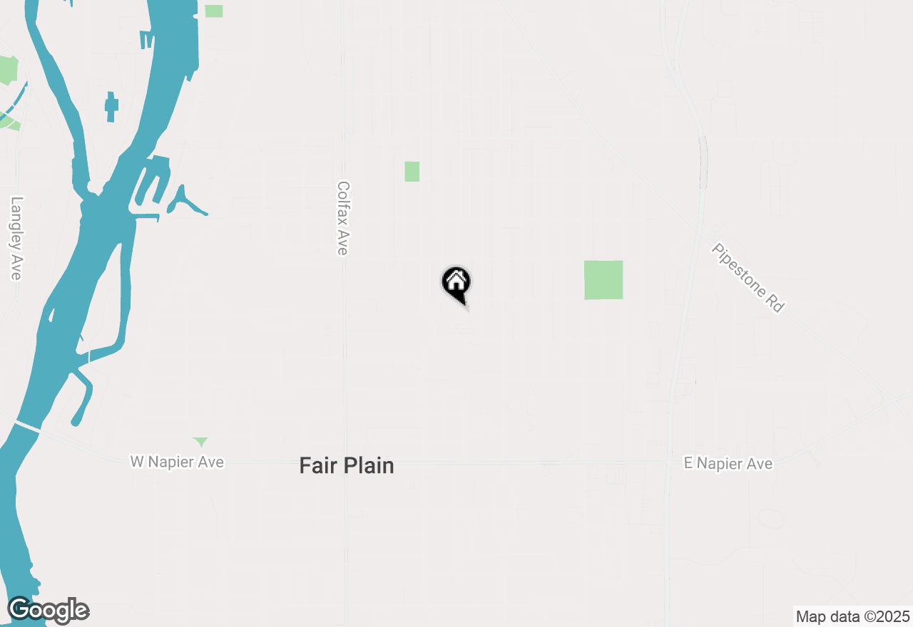 Map of 1332 Columbus Avenue, Benton Harbor, MI 49022