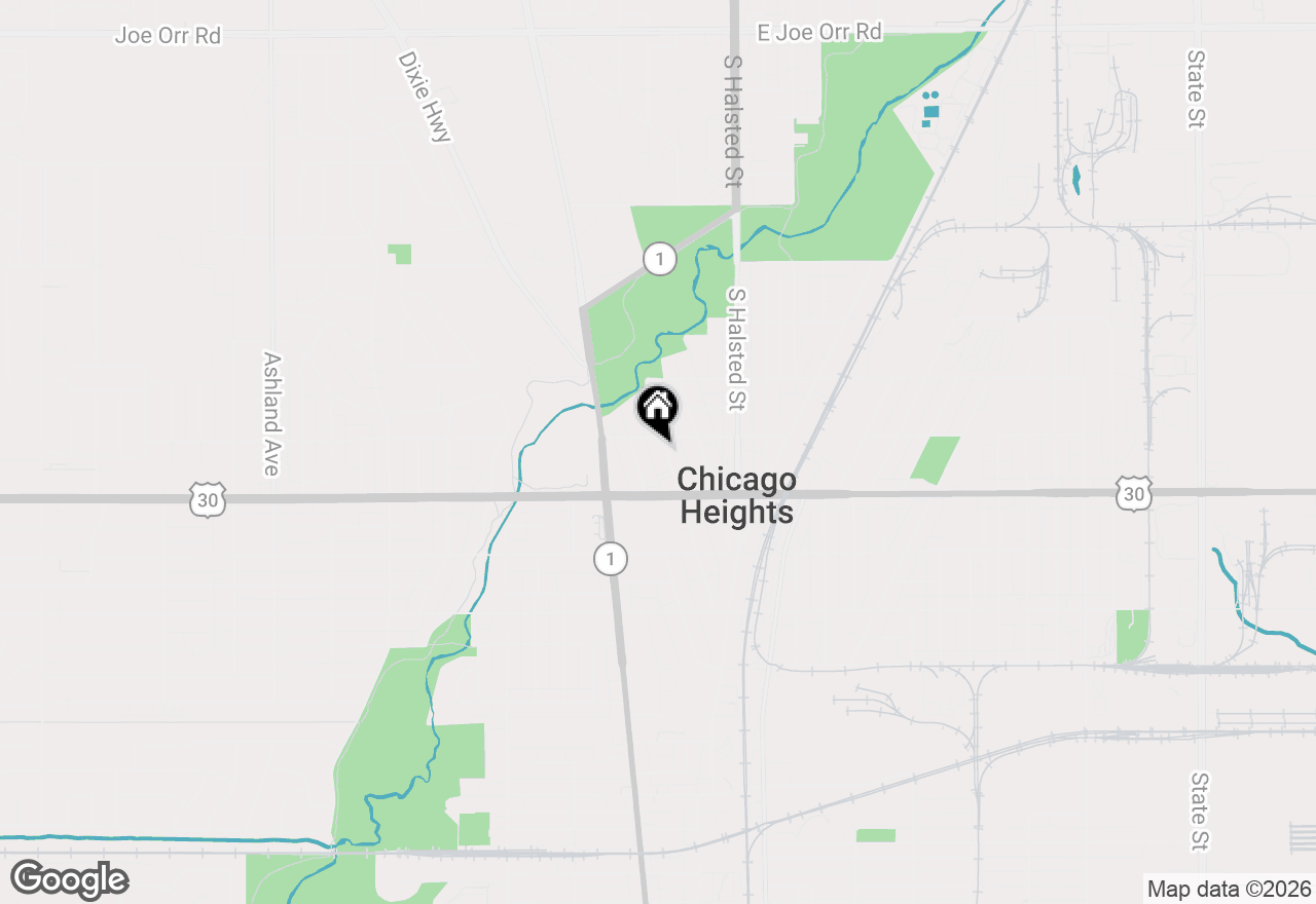 Map of 1310 Otto Boulevard, Chicago Heights, IL 60411