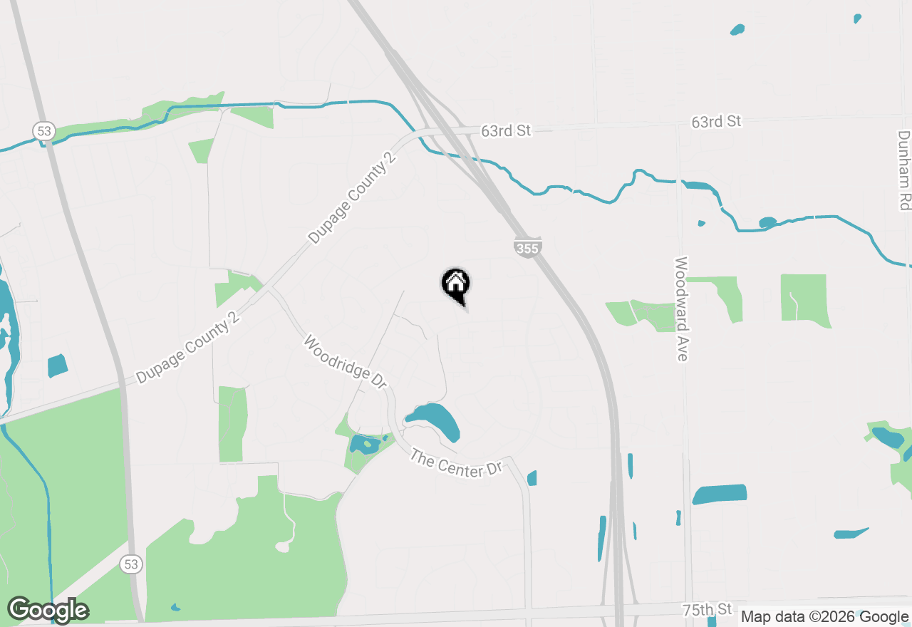 Map of 6725 Foxtree Avenue, Woodridge, IL 60517