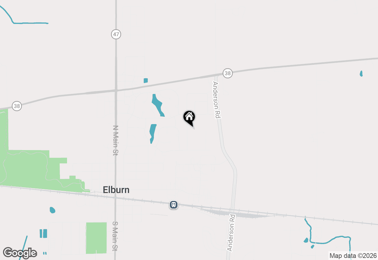 Map of 711 Ridge Drive, Elburn, IL 60119