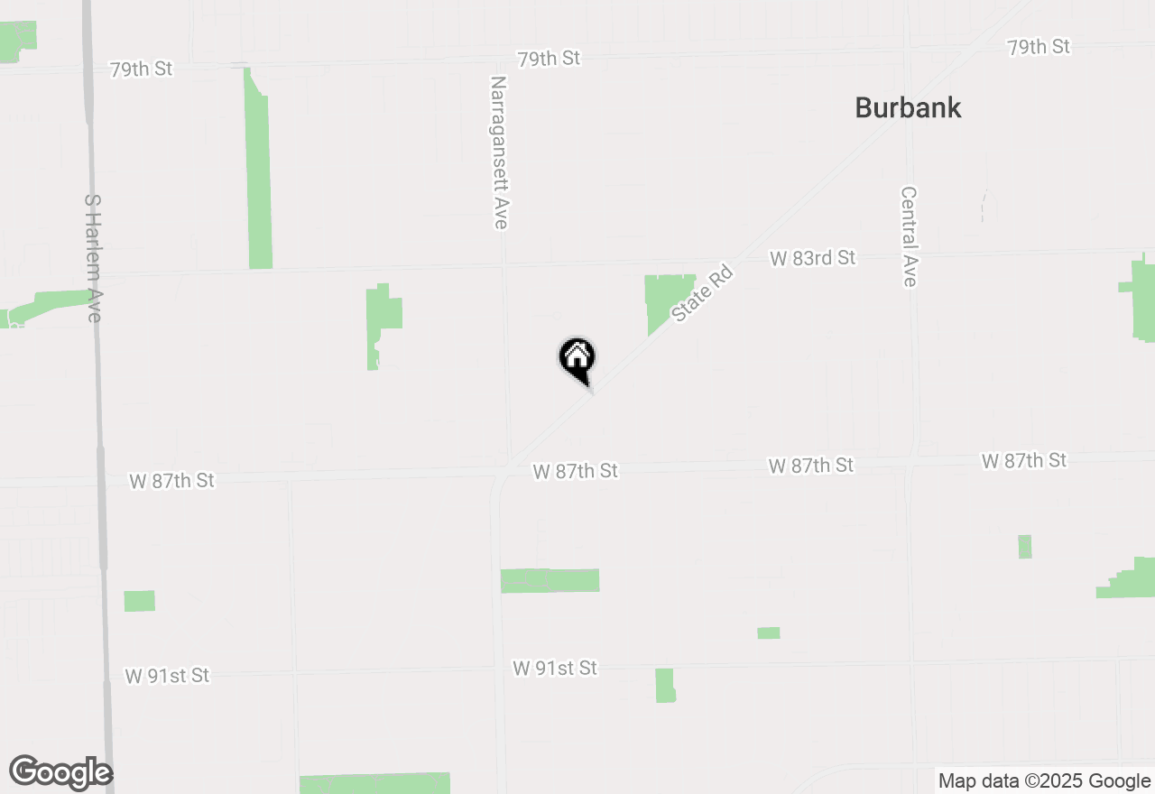 Map of 8540 State Road, Burbank, IL 60459