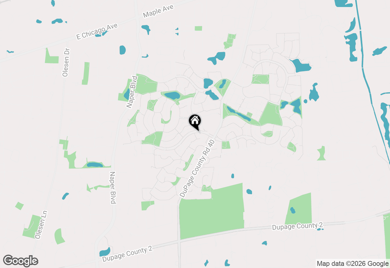 Map of 6504 Fernwood Drive, Lisle, IL 60532