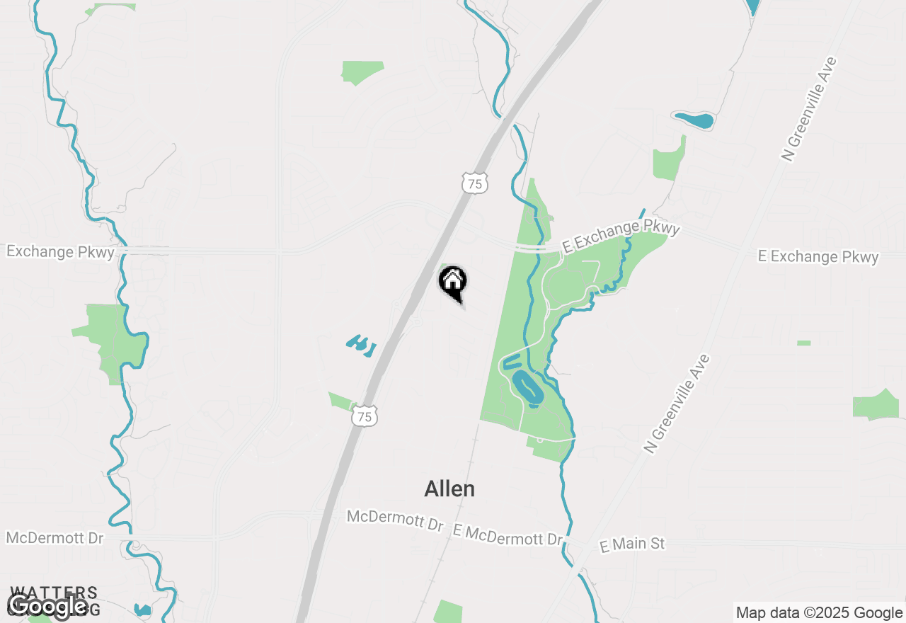 Map of 217 Nob Hill Place, Allen, TX 75013