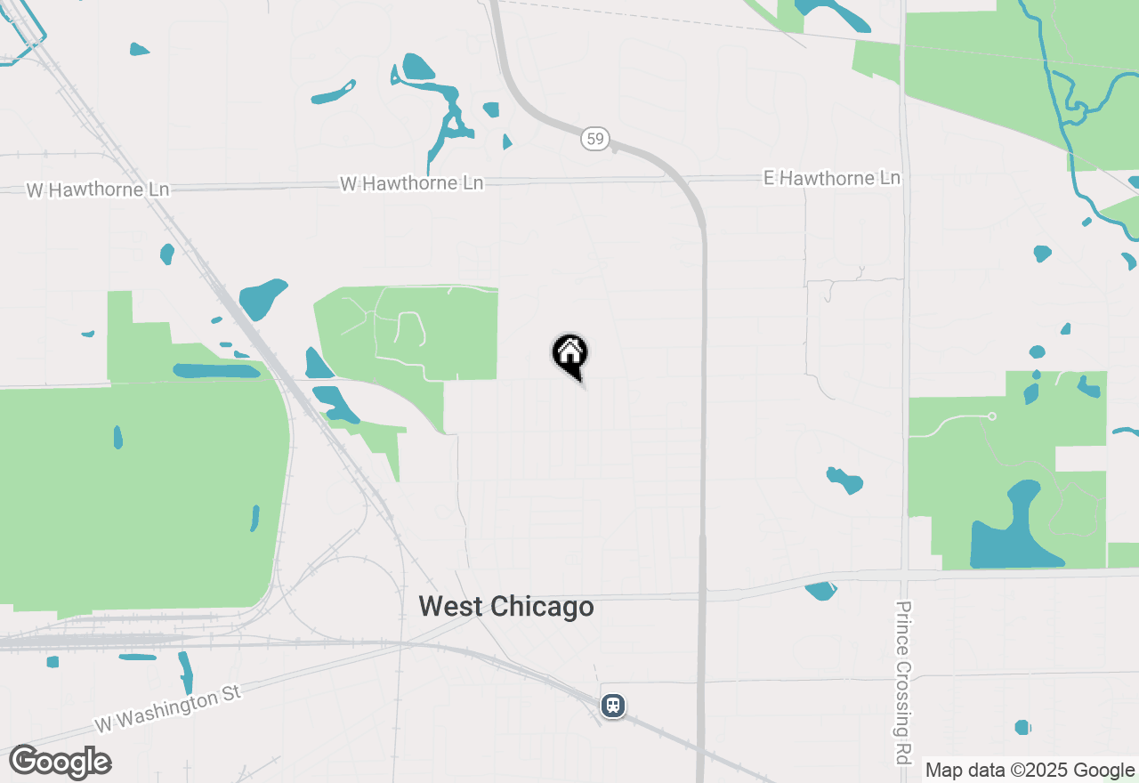 Map of 548 Claremont Ave, West Chicago, IL 60185