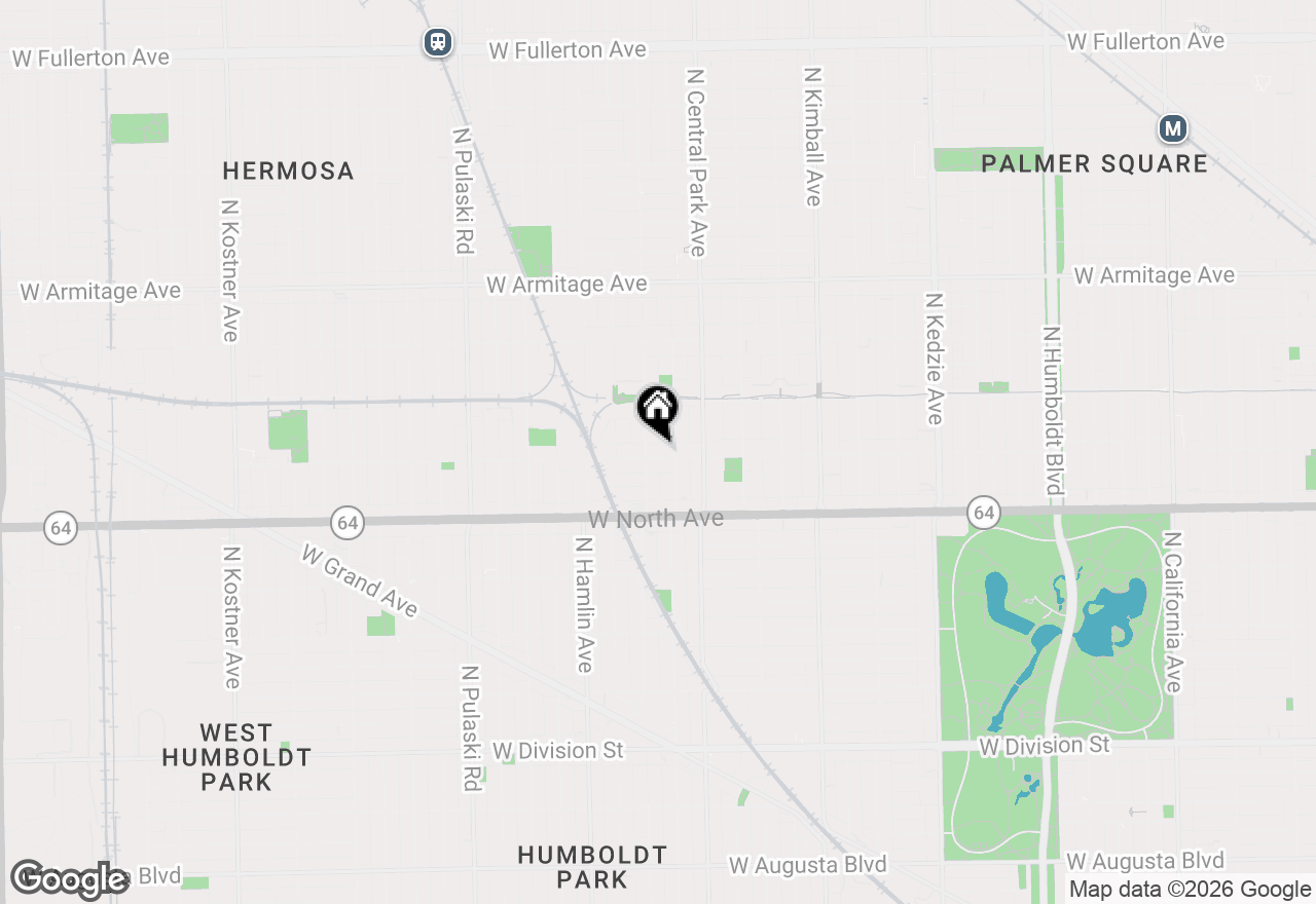 Map of 3646 W Wabansia Avenue, Chicago, IL 60647